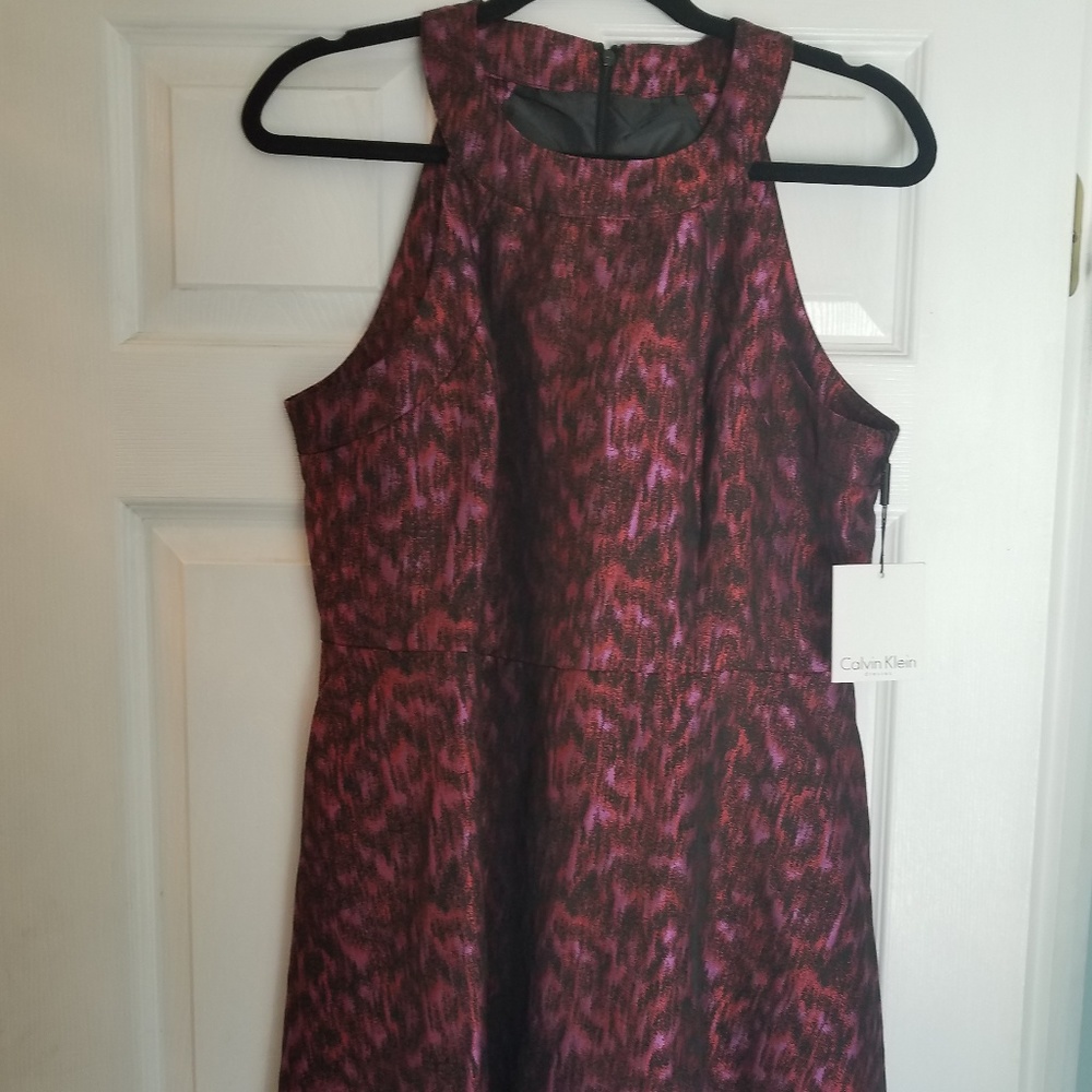 Calvin Klein sleeveless dress size 12 NWT